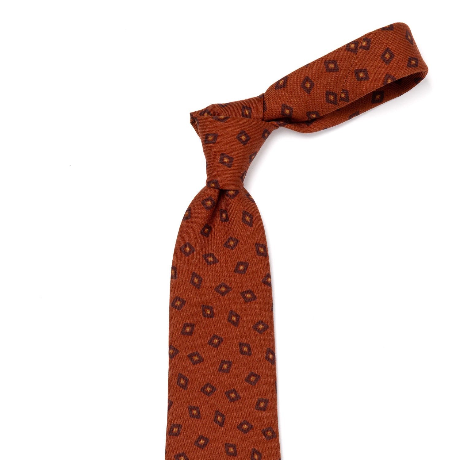 CA Archivio Storico: Tie "Nuovo Diamante" made of pure Wool - hand-rolled
